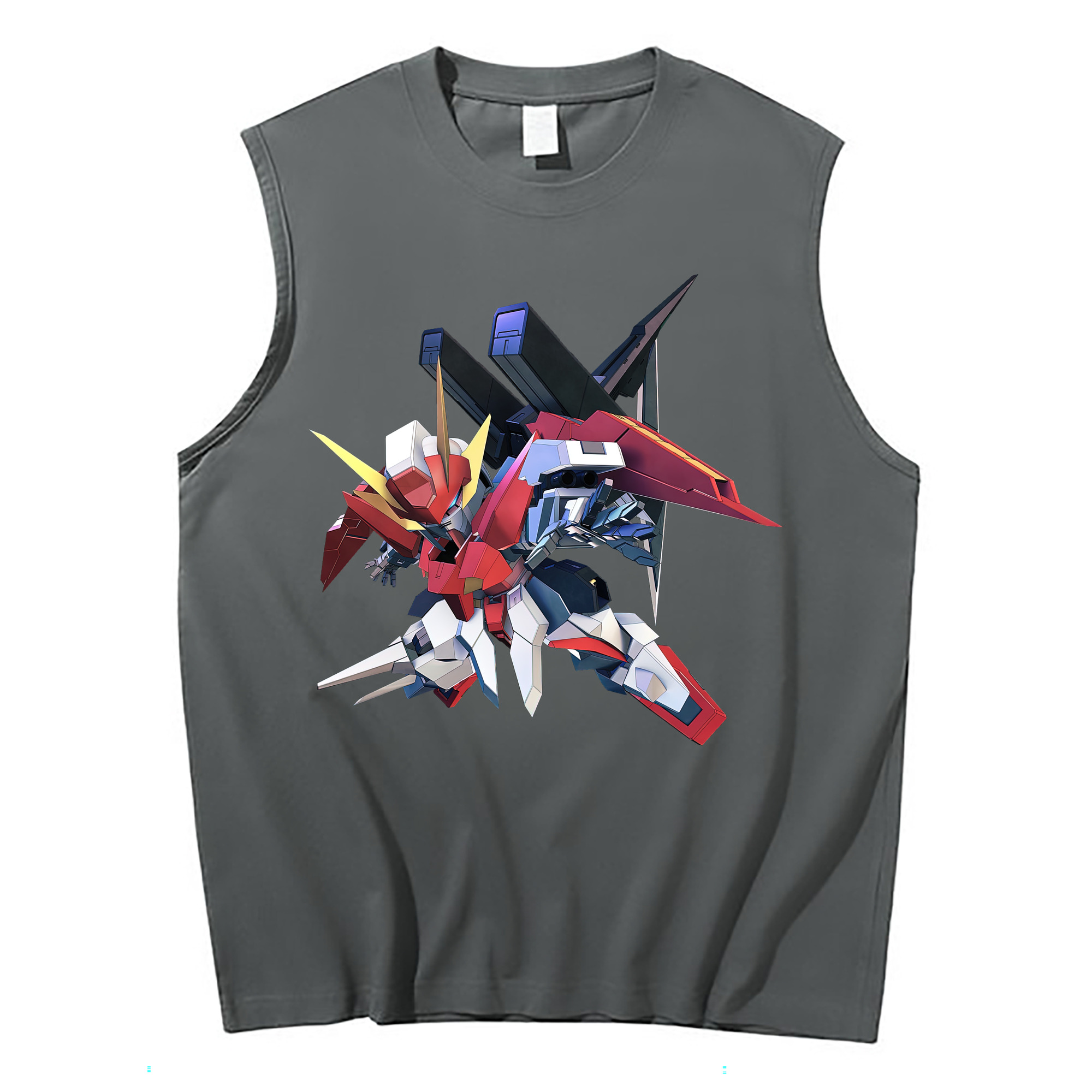 （画像用） 機動戦士ガンダム Mobile Suit Gundam コットン100％タンクトップ（フロントプリント）